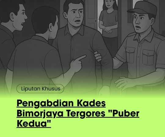 Pengabdian Kades Bimorjaya Tergores "Puber Kedua"