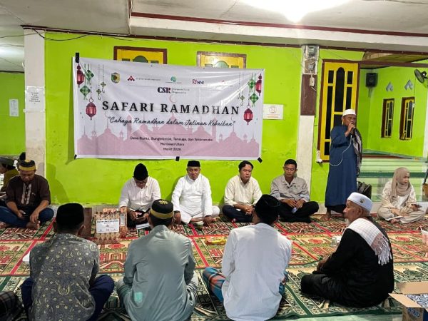 PT GNI Ikuti Safari Ramadhan Kawasan, Salurkan Bantuan Al-Qur’an dan Iqra di Desa Bunta